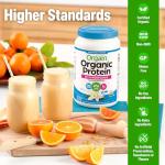 Organic Vegan Protein Powder with 50 Superfoods - Vanilla