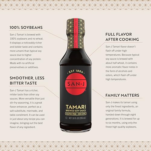 Gluten Free Tamari Soy Sauce - 10 oz Bottle