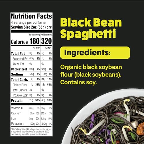 Organic Black Bean Spaghetti - Gluten Free Pasta
