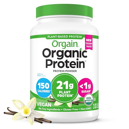 Organic Vanilla Plant Protein Powder - 2 lb