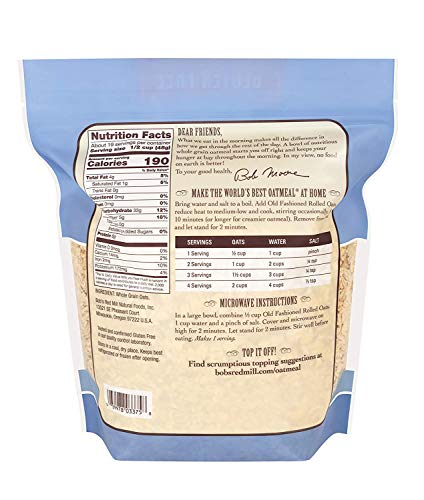 Bob's Red Mill Organic Gluten-Free Rolled Oats